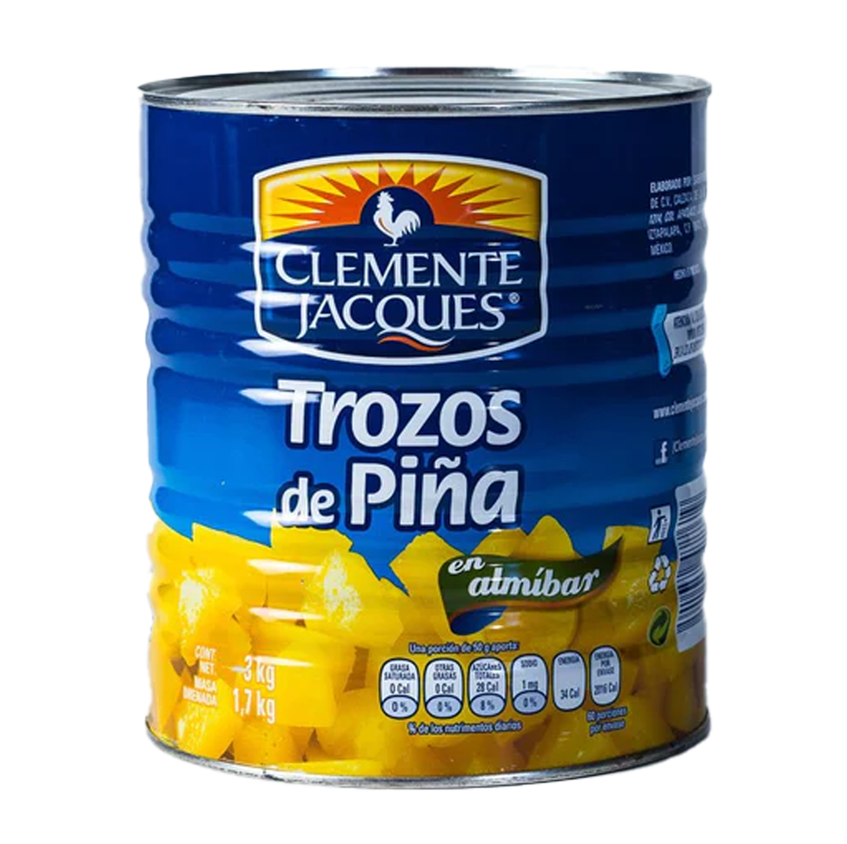 Piña En Trozos - Clemente | San Juan Salchichonerías
