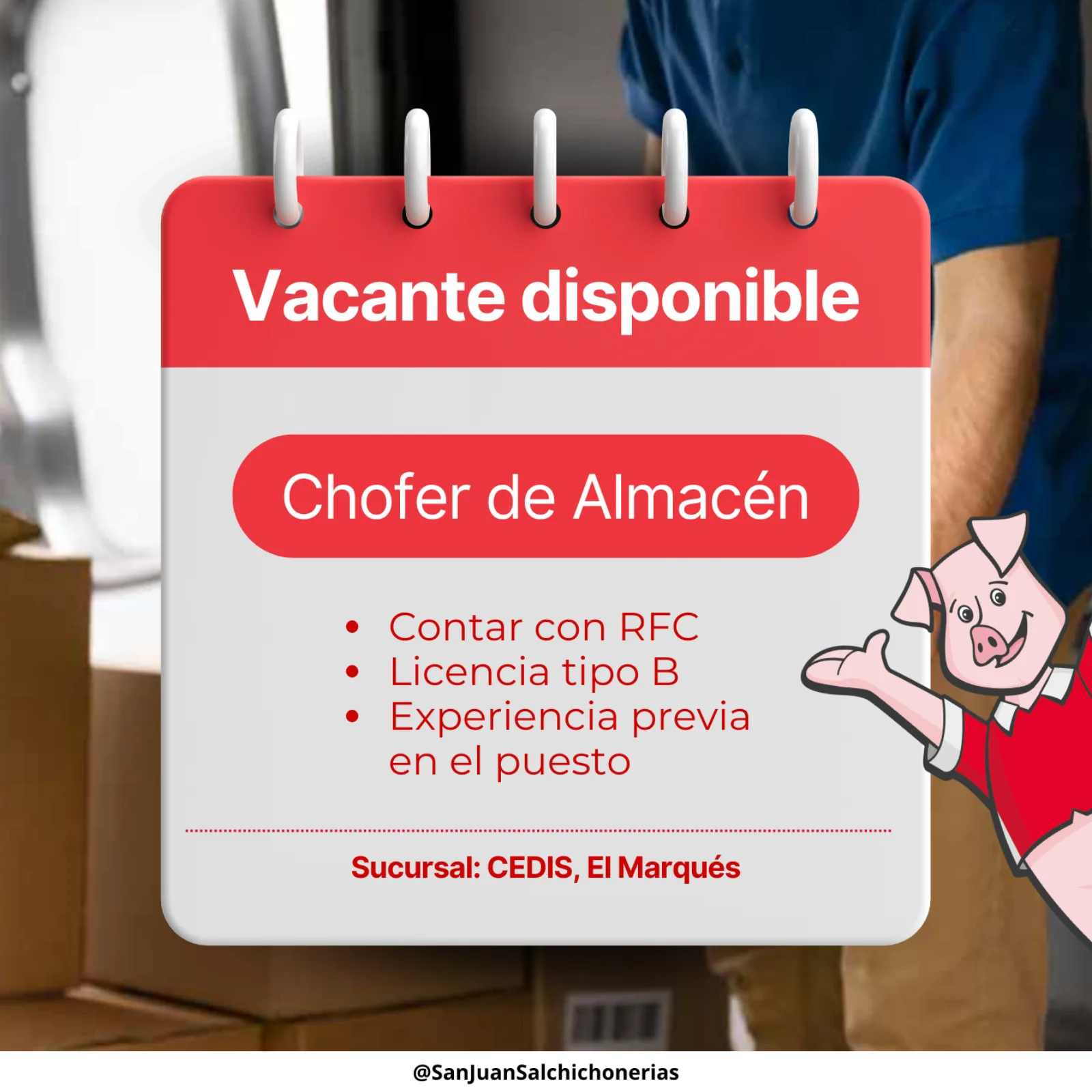 VAC Chofer Almacen
